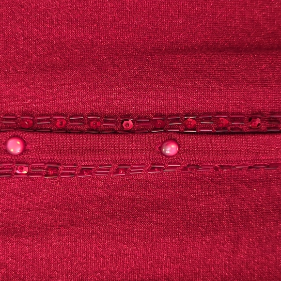Jaclyn Smith Beaded and Sequined Cardigan - Picture 7 of 9